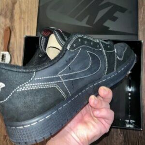 Nike Air Jordan 1 Retro Low OG SP Travis Scott Black Phantom Men's US11
